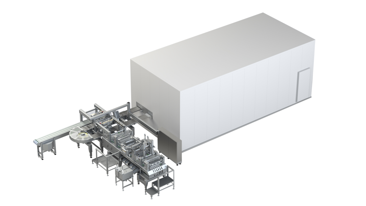 Hardenning tunnel with trays ice com vojta equipment Tetra Pak Straightline Gram Equipment TT3 TT5 BT Tunel Tehnogel Tehnoline Tekno Ice Teknoline Tecnofreeze Tecnoline Tehnofreeze WCB Catta 27 APV Crepaco Carpigiani Rokk Matrix ice cream extrusion line ice cream on stick Sandwich ice cream Cone Corneto Big Cone Ball Cone Magnum Nuii Wafer cup eskimo