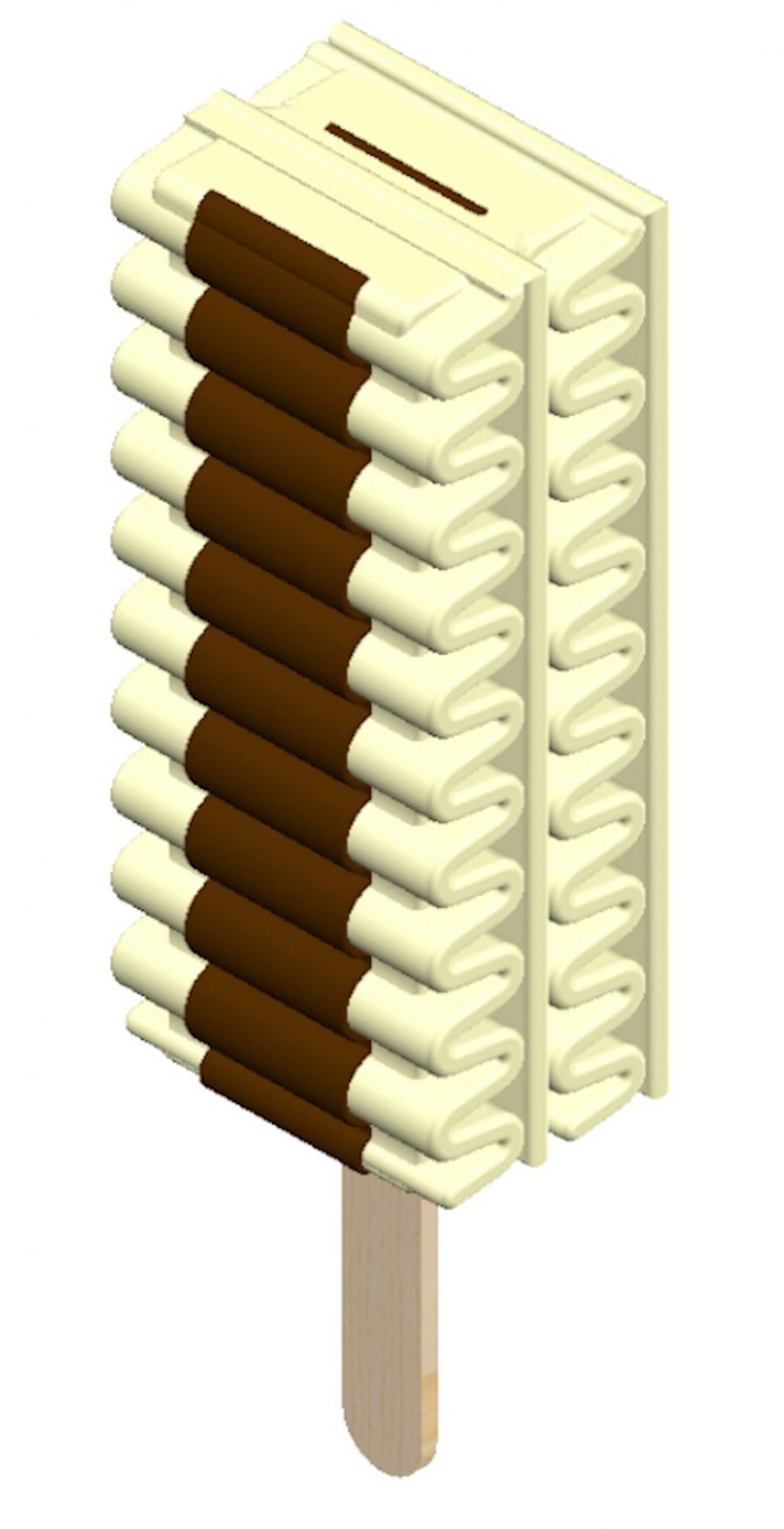 MINIVIENETTA HELIX LAKOMKA TWISTER Horizontal ice cream extrusion competition for Tetra Pak Gram Equipment Tehnogel Tekno Ice Carpigiani Catta 27 APV Crepaco