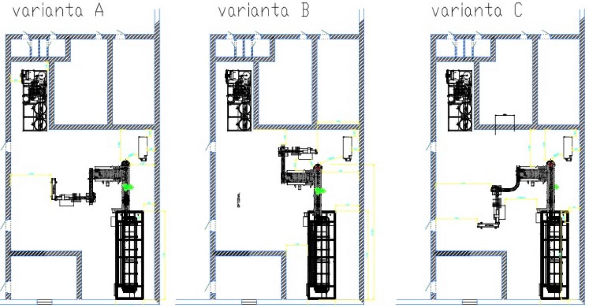 Layout Arctic ML6 stick ice cream extrusion line Arctic ML Vojta