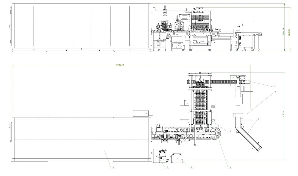 Layout Arctic ML 6 stick ice cream extrusion line Vojta Equipment Ice Com Tetra Pak Straightline Gram Equipment TT3 TT5 BT Tunel Tehnogel Tehnoline Tekno Ice Teknoline Tecnofreeze Tecnoline Catta 27 APV WCB Crepaco Carpigiani Tehnofreeze Rokk Matrix