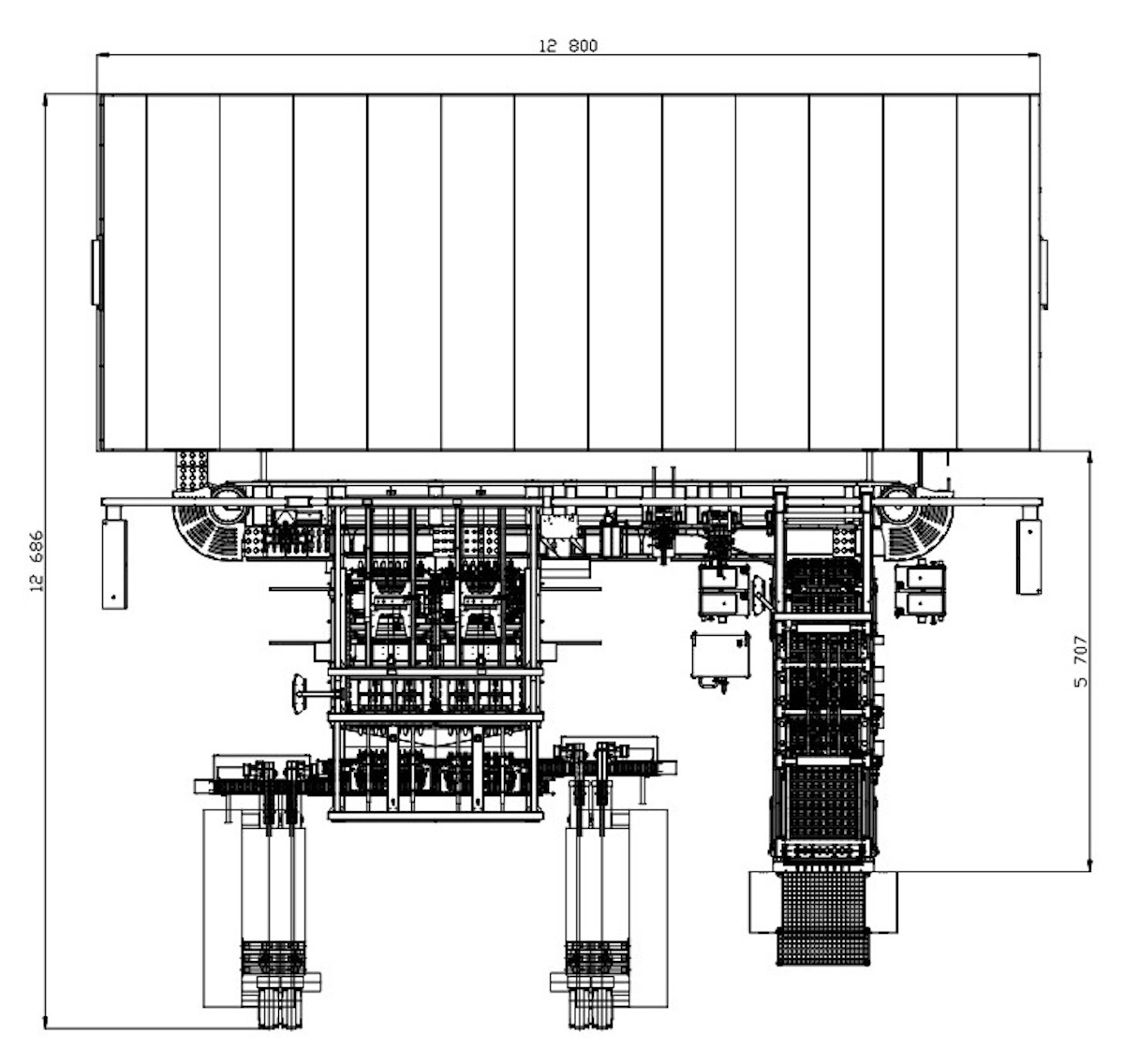 Ice cream production line wafer cup big cone Arctic DX Vojta Equipment Ice Com