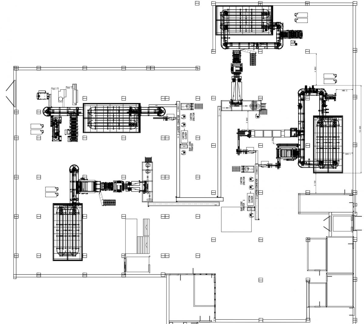 Complete ice cream factory layout turnkey project Vojta Equipment Ice Com