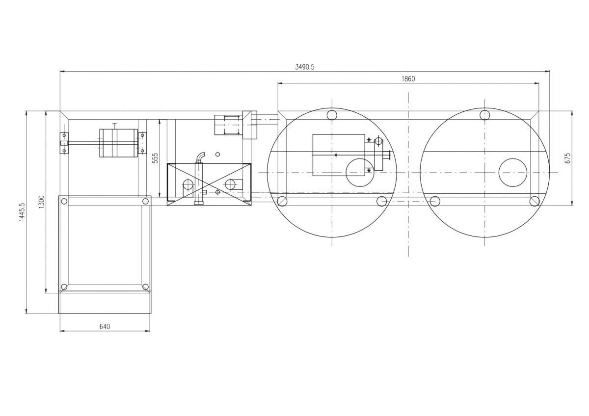 Layout mix preparation Mixplant 300 Batch pasteurization plant for ice cream mix