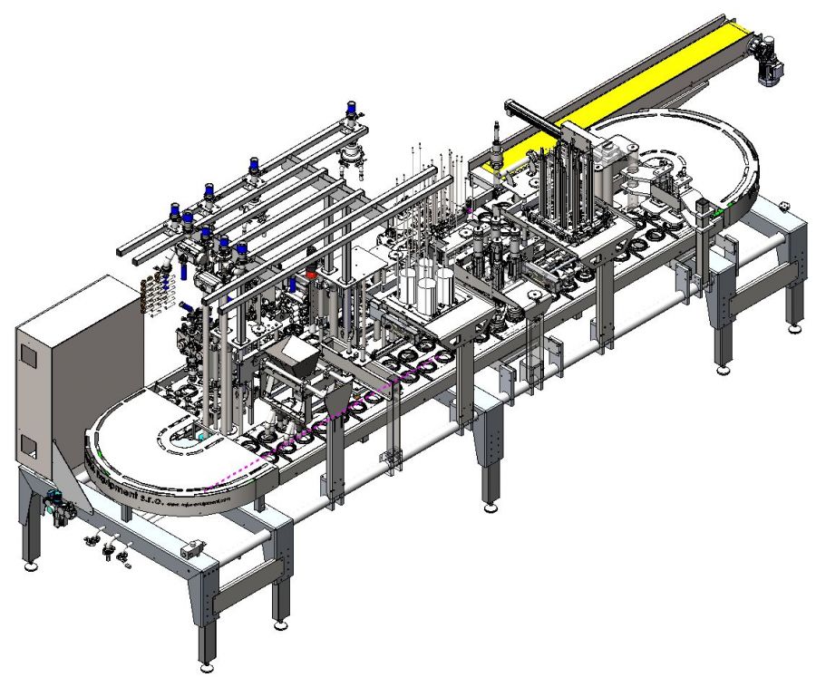 WT cup and cake filling machine ice com Vojta Equipment Ice Com