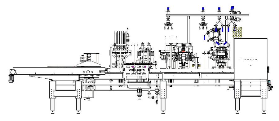 WT cup and cake filling machine ice com Vojta Equipment.