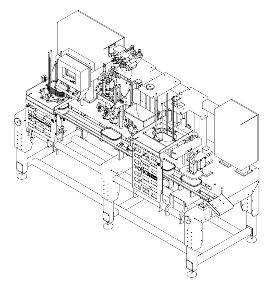 SF filling machine ice cream cup and bulk filling machine