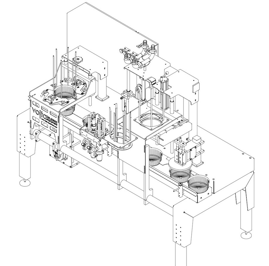 SF filling machine ice cream cup and bulk filling machine