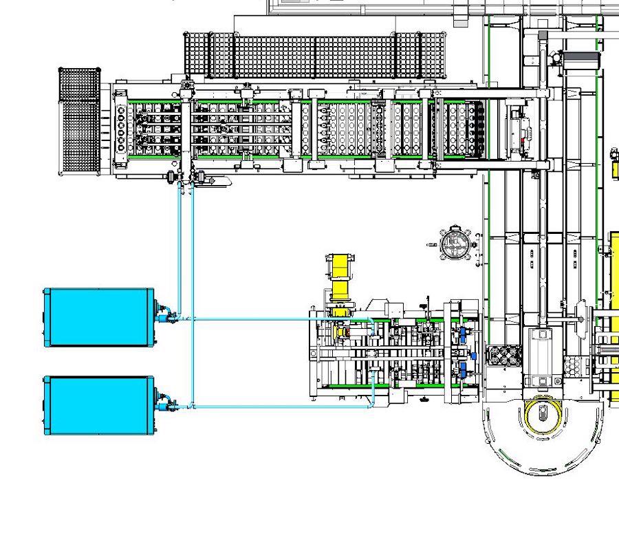 LF09 Vojta Equipment ice cream filling line cups and cones