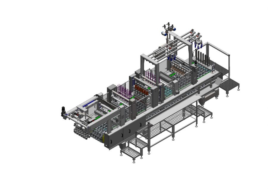 LF09 Vojta Equipment ice cream filling line cups and cones