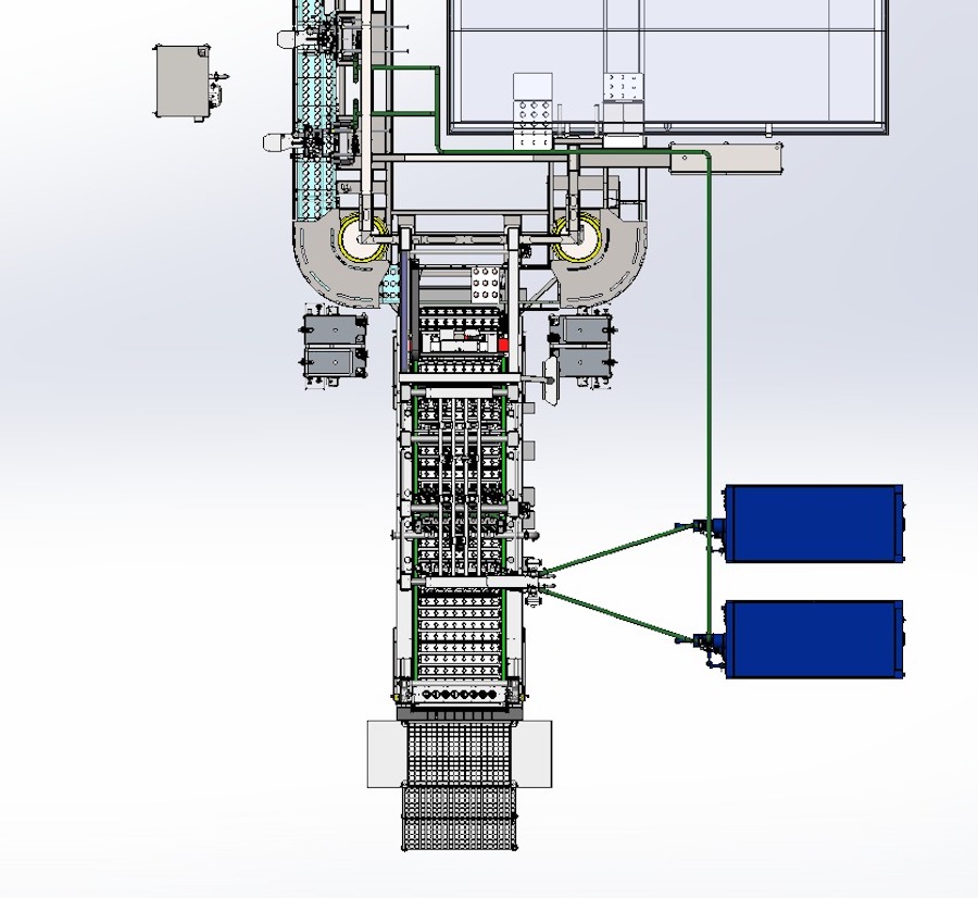 Машина для розлива мороженого ALF с туннелем для заморозки Vojta Equipment Ice Com