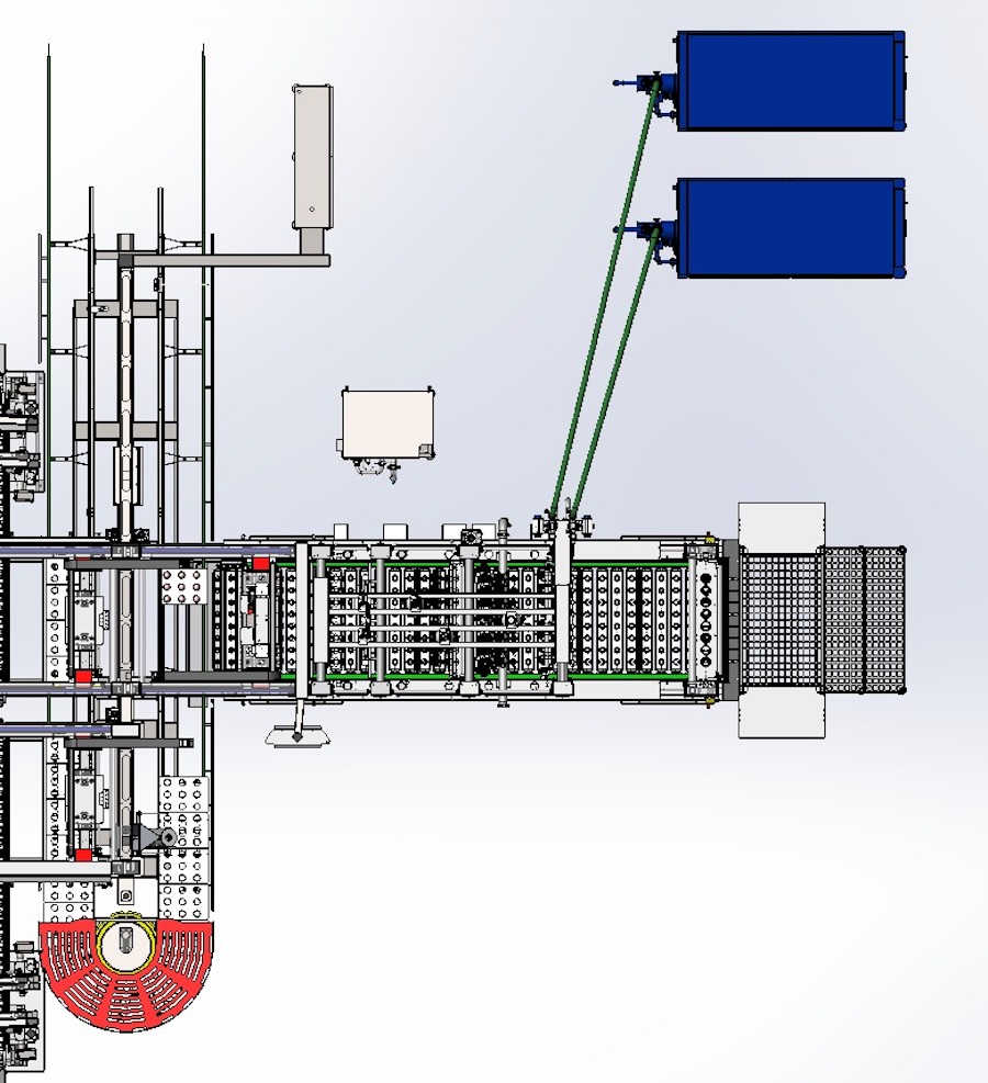 Машина для розлива мороженого ALF с туннелем для заморозки Vojta Equipment Ice Com