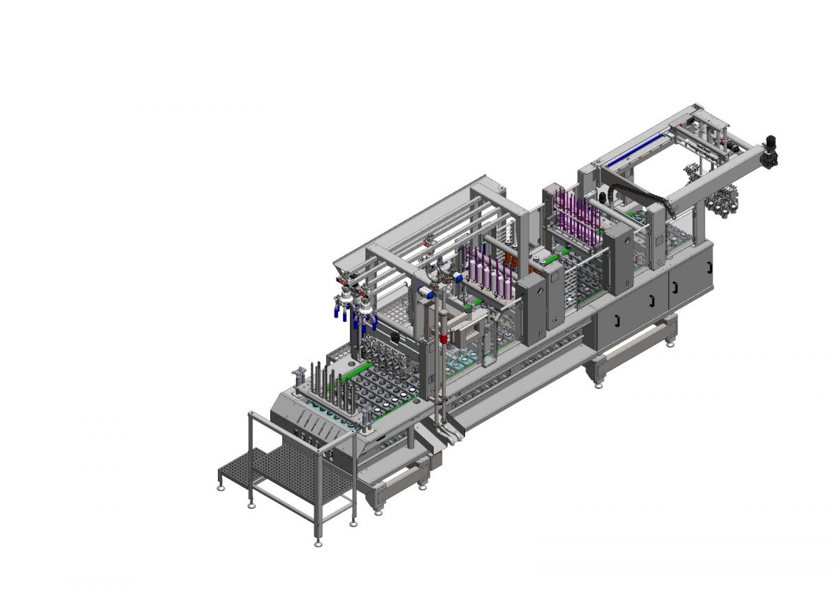 ALF ice cream filing machine Arctic DX hardening tunnel Vojta Equipment Ice Com
