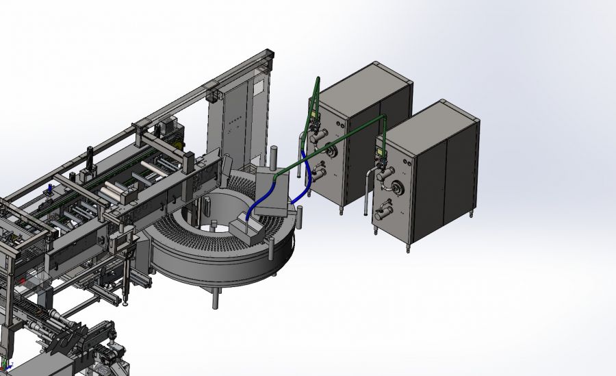 Ice cream moulded production line similar ROLO Tetra Pak RIA Gram