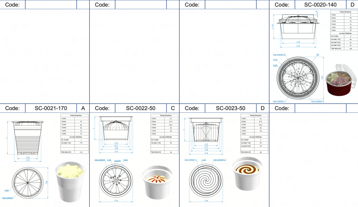 Wafer Cup STAKAN Small CUP and Pint ICE CREAM Vojta Equipment ice Com