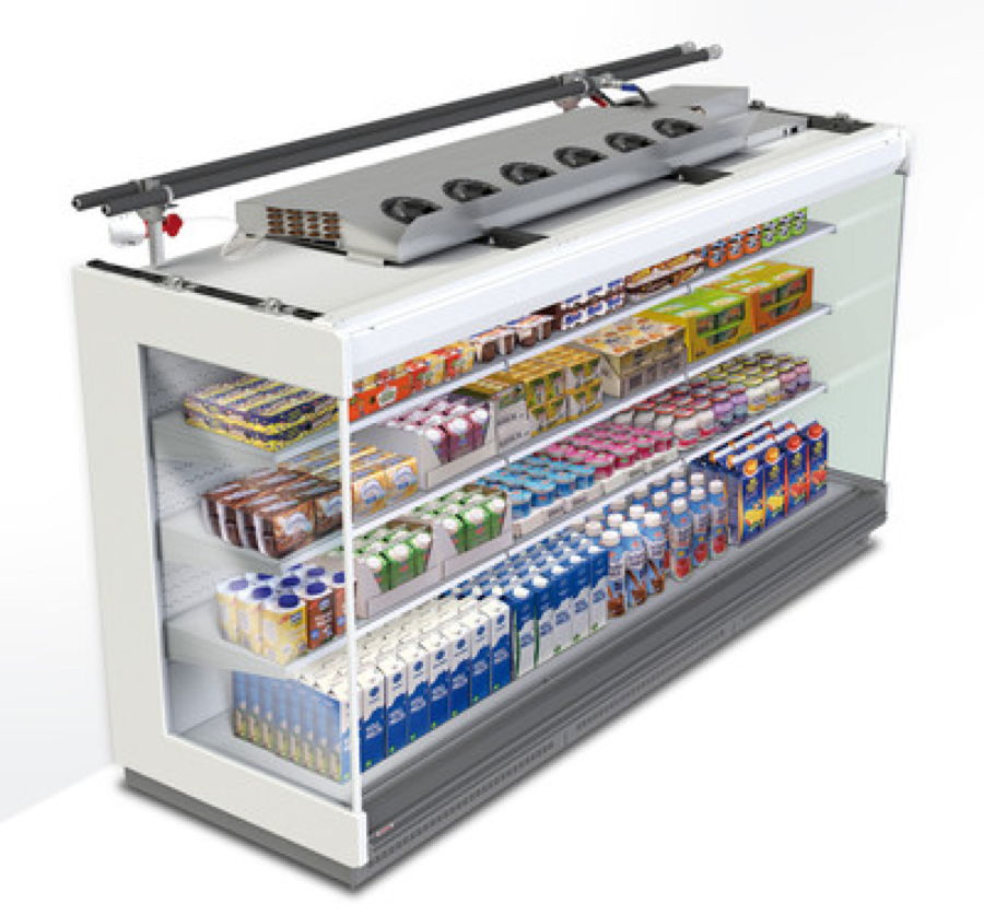 AHT Vento Supermarket Shelves Supermarlet equipment Plug-in multideck chiller